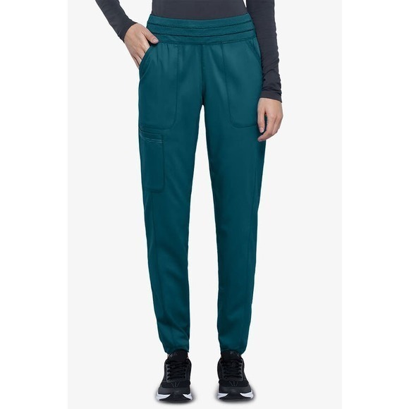 Cherokee Workwear‎ Revolution Women's 5-Pocket STRETCH Jogger Scrub Pants - Picture 1 of 12